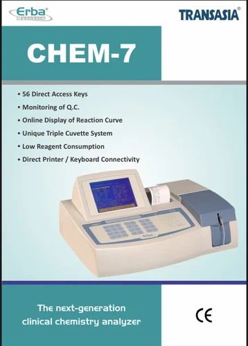 Erba 7, Assays: Clinical Chemistry, Model Name/Number: CHEM-7