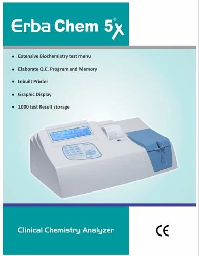 Semi Automatic Erba Chem 5x, Assays: Clinical Chemistry