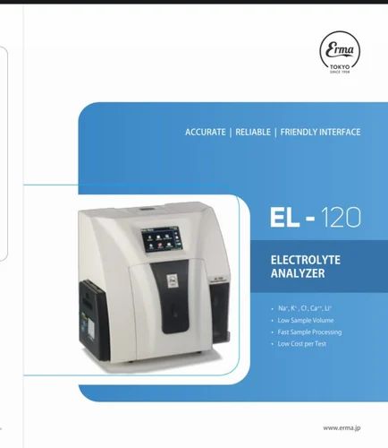 Agd Semi Automatic Electrolyte Analyzer, For Labs And Hospitals, Model Name/Number: Erma 120