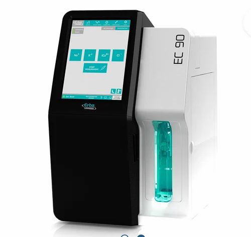Semi Automatic Erba Ec 90 Electrolyte Analyzer, User Input: Touch