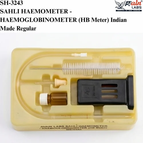 SAHLI HAEMOMETER HAEMOGLOBINOMETER (HB Meter) Indian Made Regular SH-3243
