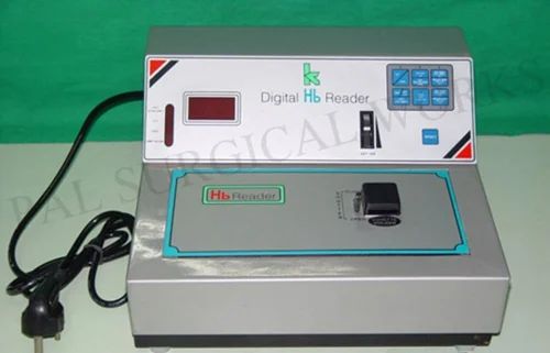 Semi Automatic Digital Haemoglobin (Hb) Meter, Electrical impedance hemoglobin meters, 2 Part