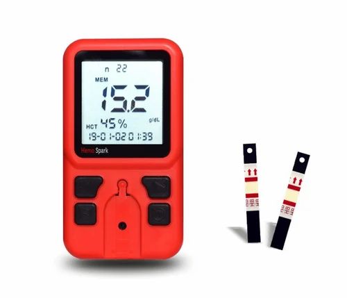 Automatic Digital Hemoglobin Meter, 3 Part