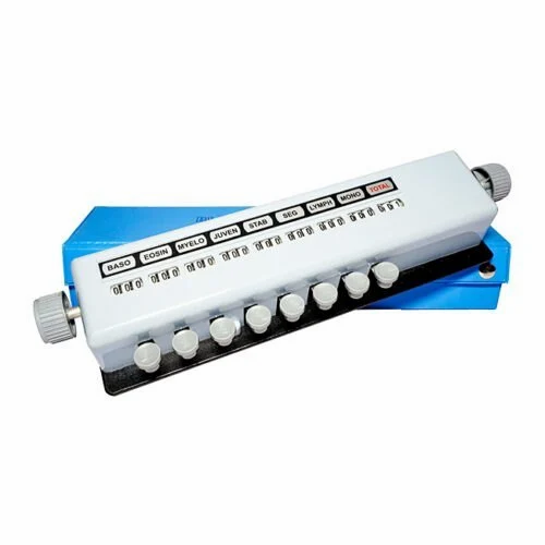 Manual WKM TOP Quality BLOOD CELL COUNTER 8 KEY, Haemocytometer, 2 Part