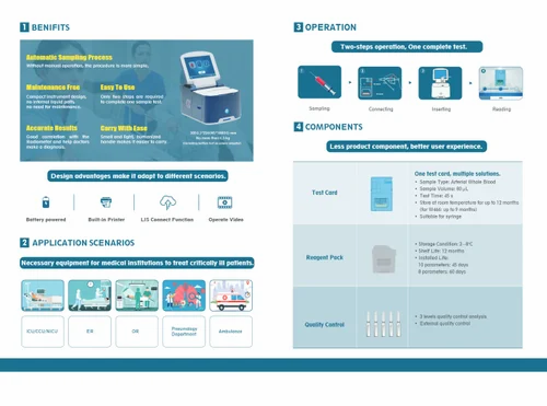 Arterial   Abg Analyzer, For Hospital, POC analyzers