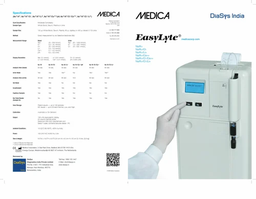 EasyLyte Electrolyte Analyzer (ISE Technology)