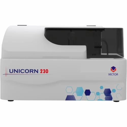 Fully Automatic Vector Unicorn 230 Random Access Biochemistry Analyzer, Assays: Clinical Chemistry