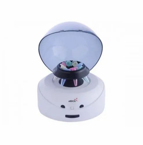 Abdos Swirl Mini Microcentrifuge, Capacity: 1.5 & 2.0 ml, Size/Dimension: 150 X 150 X 117 mm