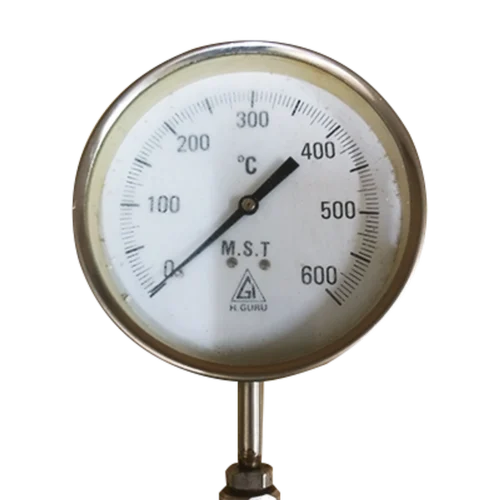 2.5 inch / 63 mm Mercury In Steel Thermometers, 0 to 300 bar(0 to 4000 psi),