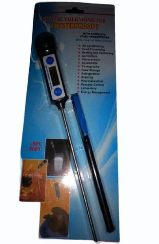 Pen Digital Food Thermometer, 80 mm, Temp Range: -50 to 300 C