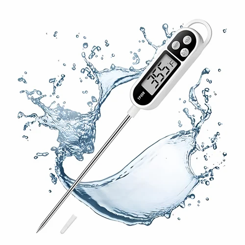 Pen Digital Food Thermometer, 100 mm, Temp Range: -50 to 300 C