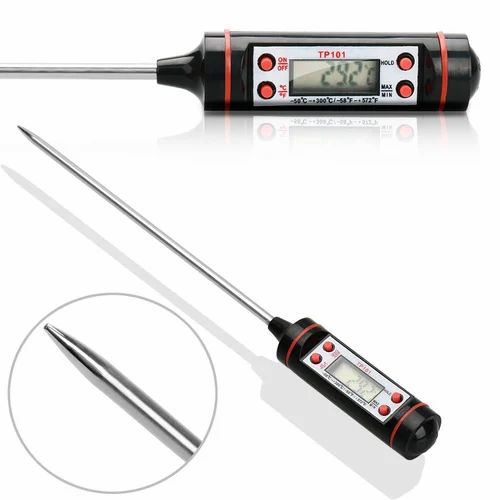 Stainless Steel Food Thermometer, 0.1 Degreec
