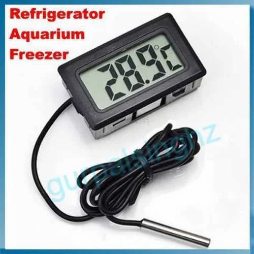 Digital Thermometer With Sensor Fridge Freezer & Aquarium