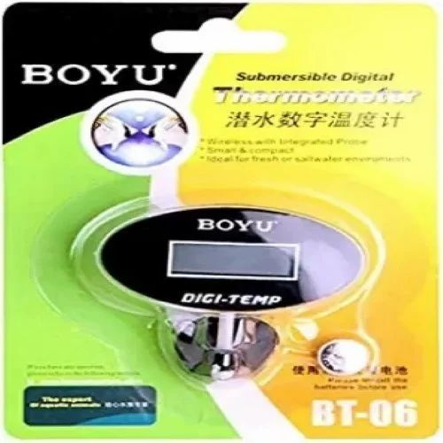 Black Plastic Boyu BT-06 Submersible Digital Thermometer