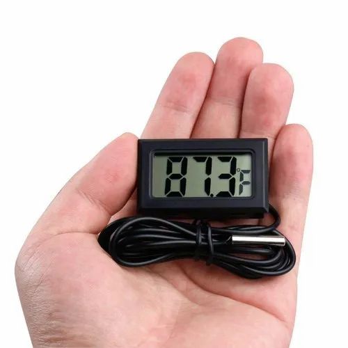 TechWiz Mini LCD Digital Thermometer Sensor for Office Cabin Temprature Monitoring
