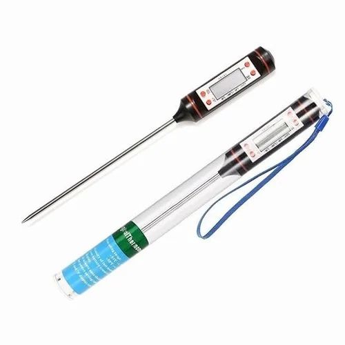 Digital Food Thermometer Pen Type, 80 mm, Temp Range: -50 to 200 C