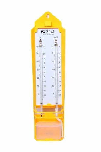 Celsius True Sense Wet & Dry Thermometer Wall Hanging Type Zeal Hygrometer, Temp Range: -10 to 50 C