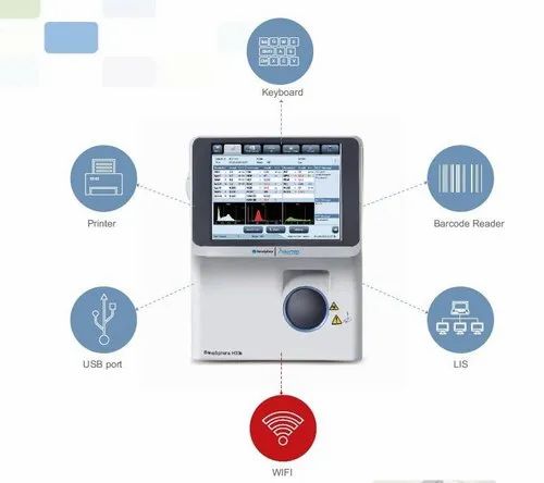 2 Cell Counteer Automated Hematology Analyzer 3 Part, For Clinical, Model Name/Number: Benesphera H33s