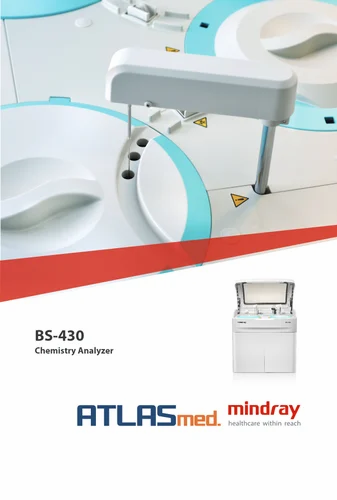 Fully Automatic Mindray Bs-430 Biochemistry Analyzer, 80 Kg, Assays: Clinical Chemistry