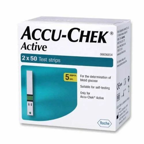 100 Strips Accu Chek Active Test Strips