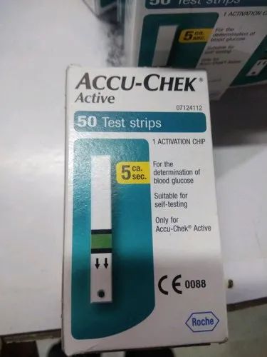 Accu chek strip