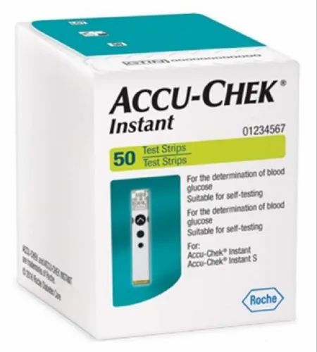 Accu Chek Instant Blood Glucose Test Strips