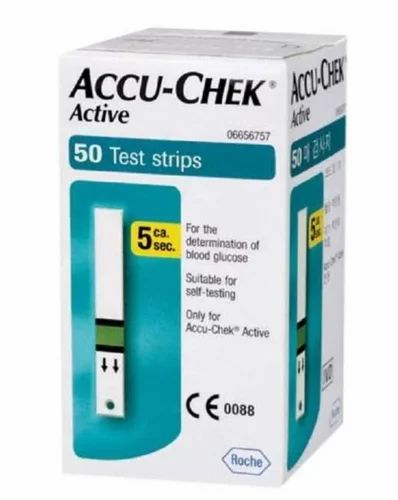 Accu Chek 06656757 50 Strips Blood Glucose Test Strips
