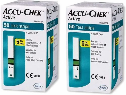 50 Test Strips Accu Check Active