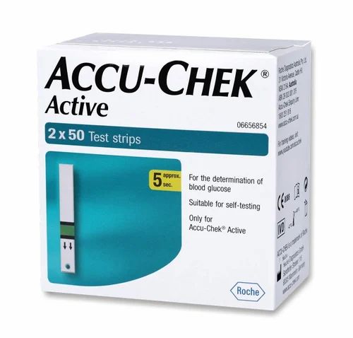 Accu Chek Active Sugar Test Strips