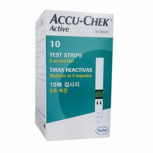 Accu Chek Active 10 Sugar Test Strip