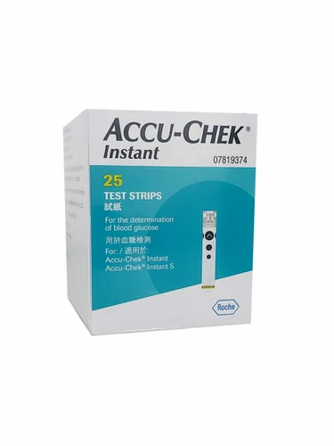Accu Chek Instant blood glucose test strips 25stp