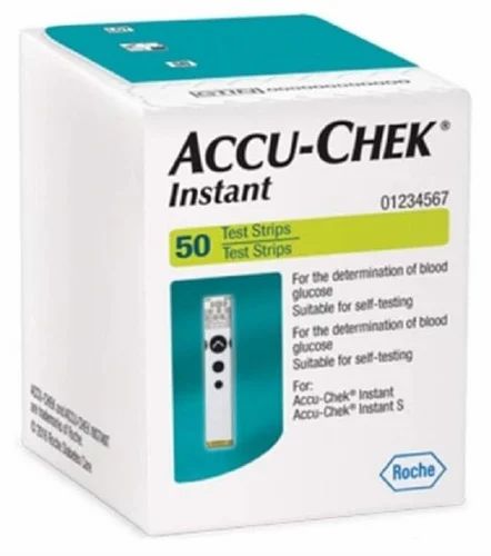 Accu-Chek Instant Test Strips, 50 Count (Multicolor), 25 strips