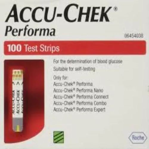 Accu-Chek Performa Glucometer Test Strips, Measurement Range : 1-50 mmol/L