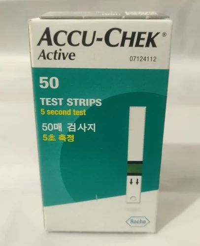 Accu Chek Test Strip, Number Of Strips: 50 Strips