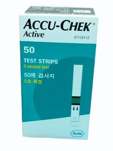 1-50 mmol/L Accu Chek Test Strips, 7 Days, Model Name/Number: Accusure Simple
