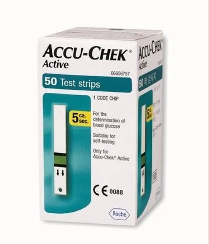 Accu Chek Active Sugar Test Strips