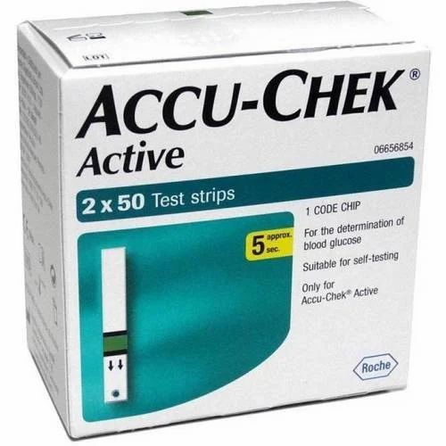 100 Strips Accuchek Active