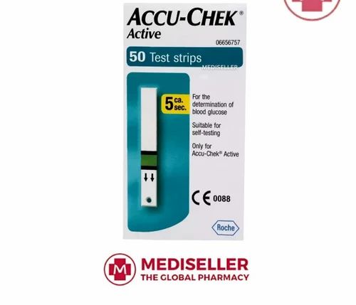 Accuchek Active 50 Strips, For Clinical