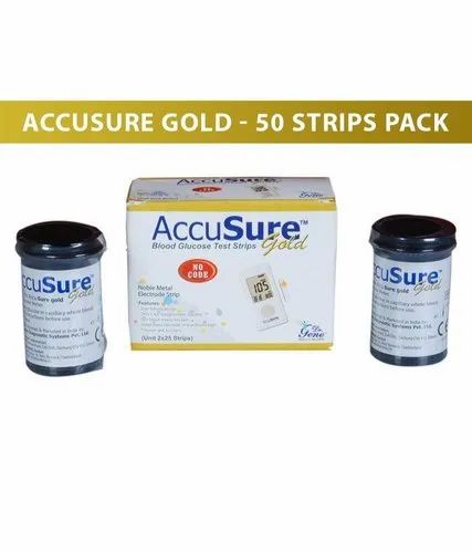 Accusure Gold 50 Test Strips