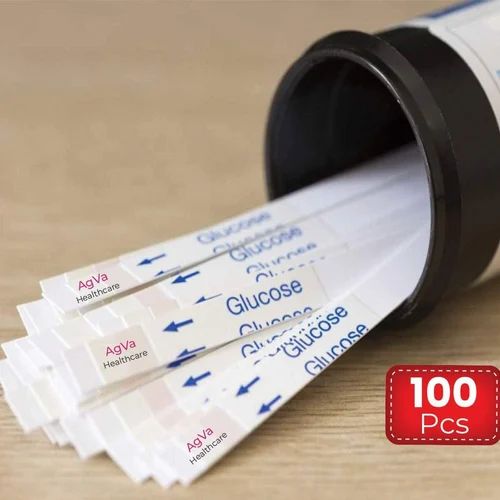 Agva 100 Strips Glucose Monitoring Pack