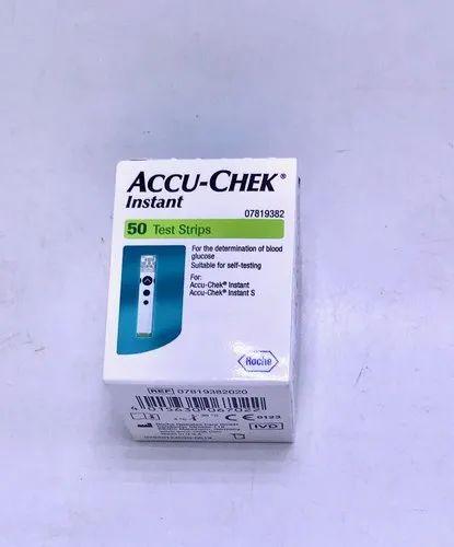 Hips Accu-Chek Instant Test Strips, 50 Count (Multicolor), For Medicinal
