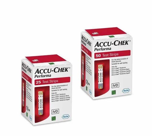 Accu Chek Performa Strip, Number Of Strips: 50 Strips