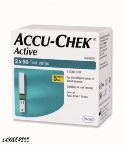 ACCU- CHEK ACTIVE STRIP, 100 strips
