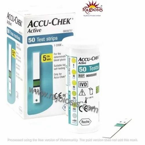 Raj Biosis Accu-Chek Sugar Test Strips