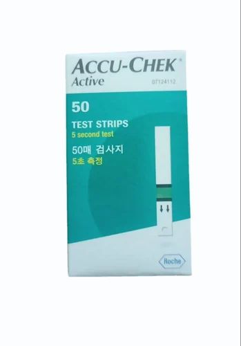 Accu Chek Active Sugar Test Strip, 50 Strips