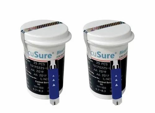 Accusure Glucose Test Strip