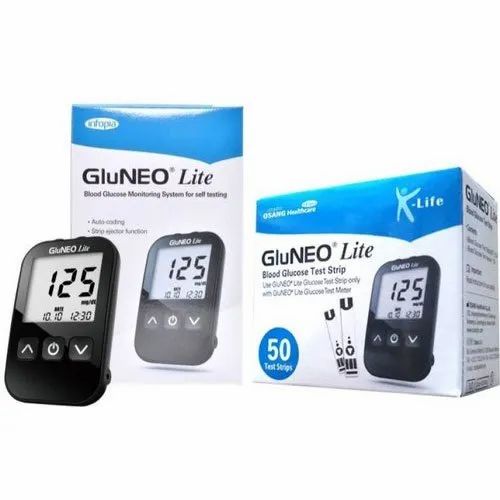 Infopia 50 Strips Blood Glucometer, 7 Days, 1,000 Running Tests