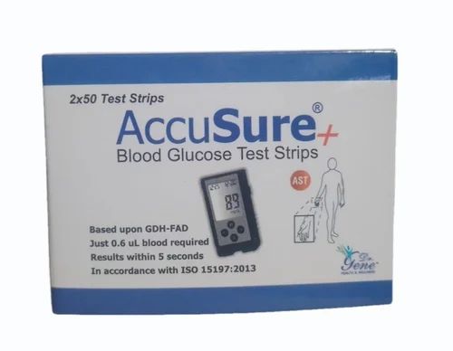 Accu Sure Blood Glucose Test Strip