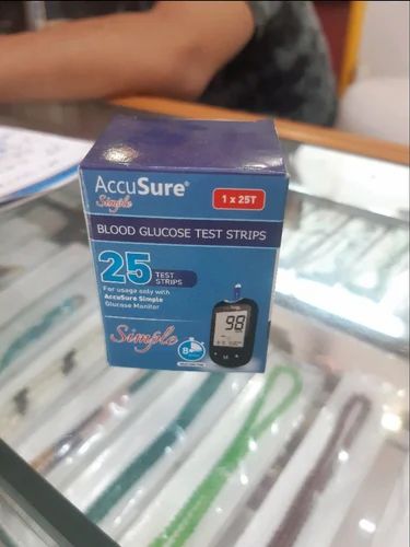 Accu Sure Blood Glucose Test Strips
