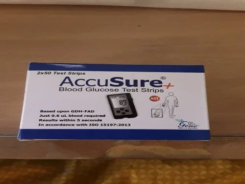 AccuSure Glucometer Test Strips